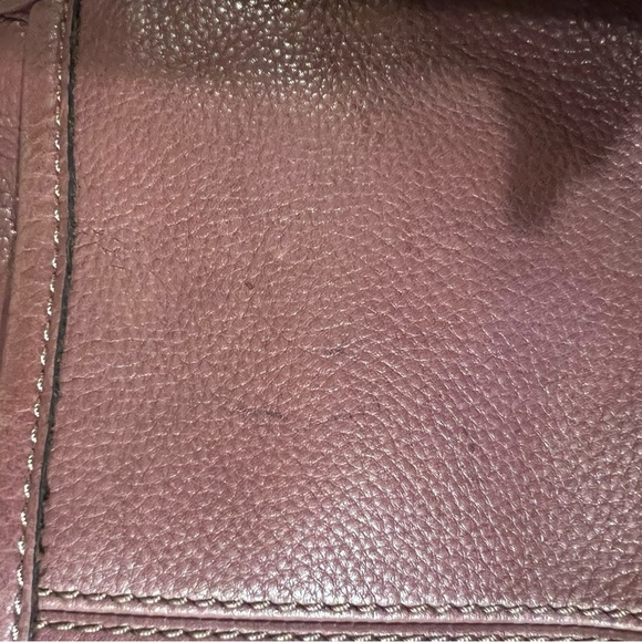 FOSSIL Brown Pebble Leather Morgan Traveler Crossbody Messenger Bag Purse Pocket - Picture 4 of 13